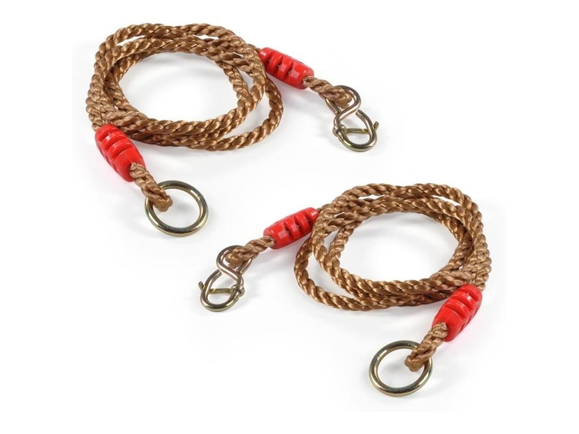 Par De Cordas De Balanço Com Correias Ajustáveis 1,8m (kit Com 2 Peças)