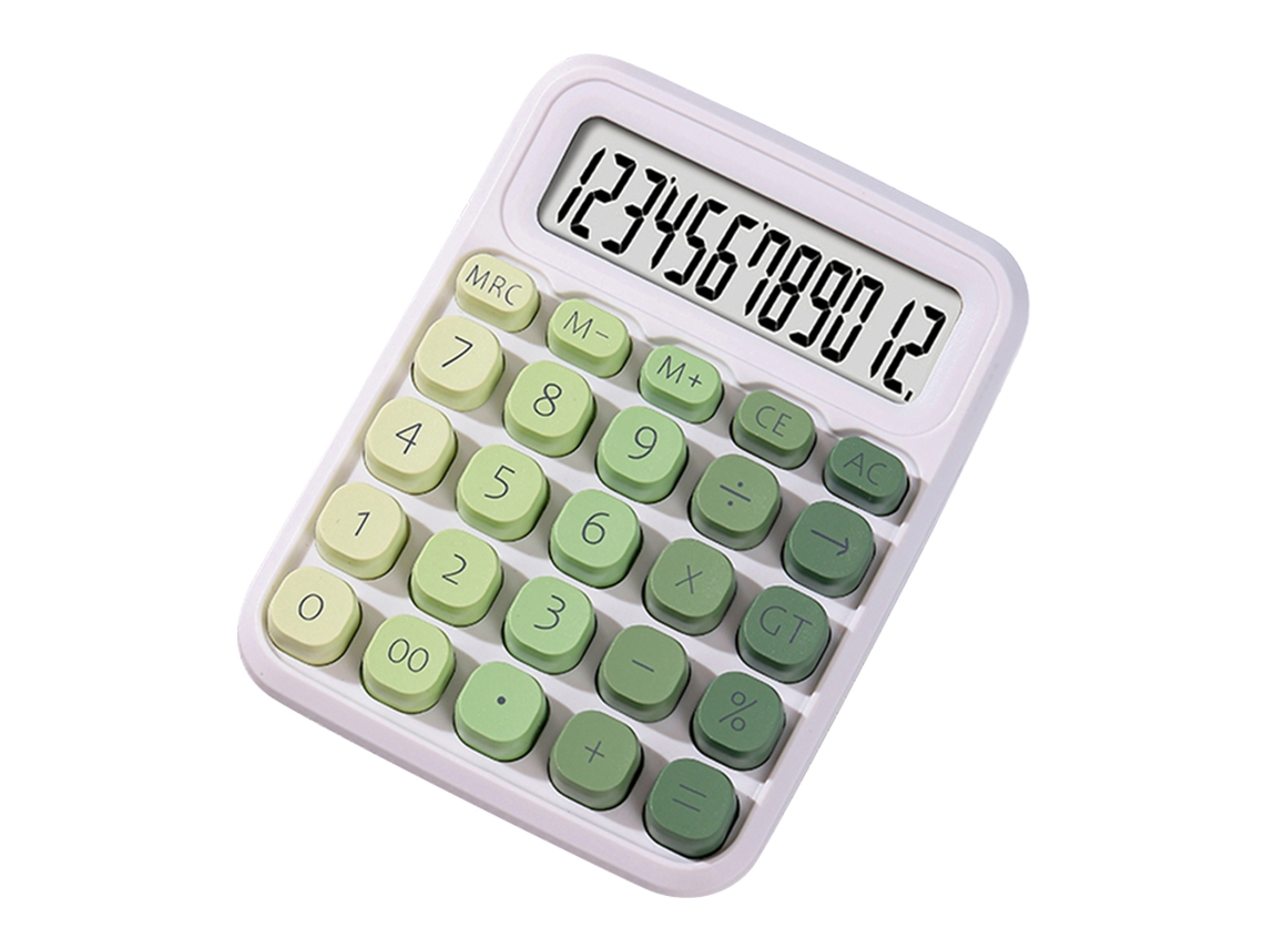 Calculadora 12 Dígitos com Teclas Grandes Gradiente S/MARCA