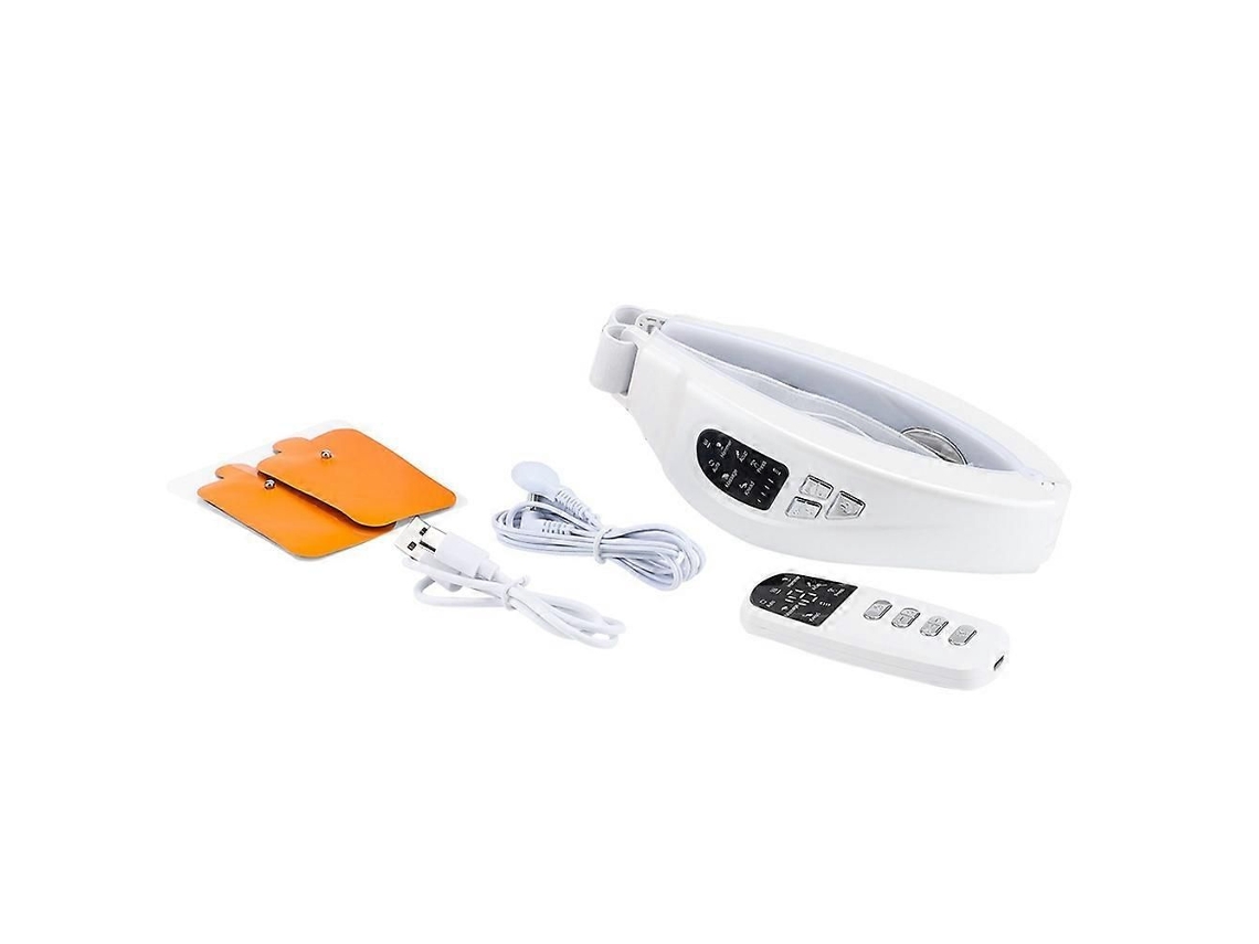 Massageador Facial em Formato de V com Controle Remoto, Dispositivo Terapia Luz por Microcorrente Ems 18 Níve Is, Massagem Facial. GOKOCO