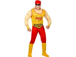 Fato de Champion W amarelo e vermelho com bandana para homem