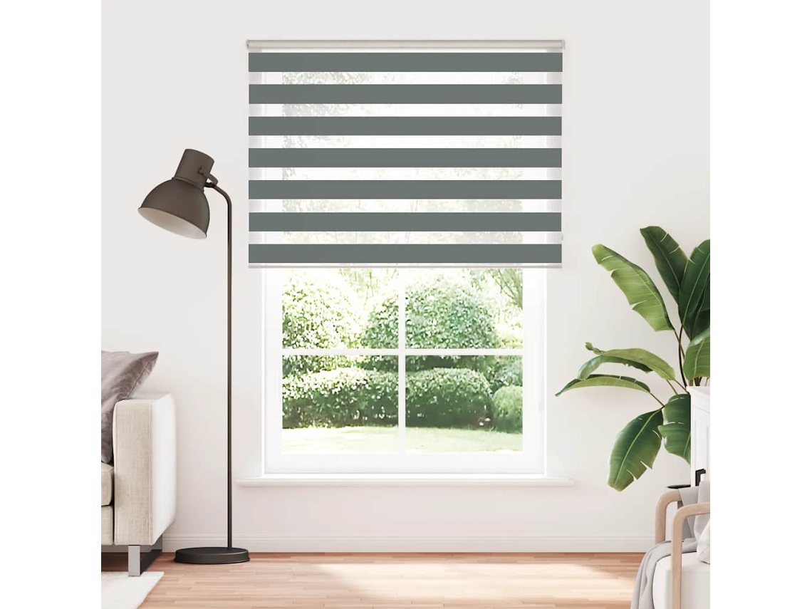 Maison Exclusive - Cortina De Zebra 155x200 Cm Largura Do Tecido 150,9cm Poliéster