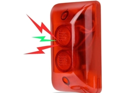 Sirena de Alarma com Flash, 115 Db, 12v, Portátil S/MARCA