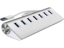 Hub Usb Portátil Com Portas Para Dados, Compatível Pc E Laptop.