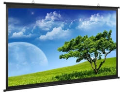 Tela de Projeção 40" 16:9 4:3 Portátil, para Uso Doméstico e Externo