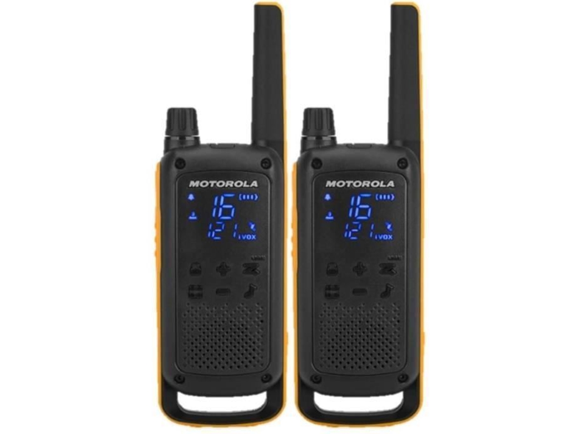 Walkie-talkie Motorola T80 Extreme Twin Gul Motorola B8p00810ydemag Slowmoose