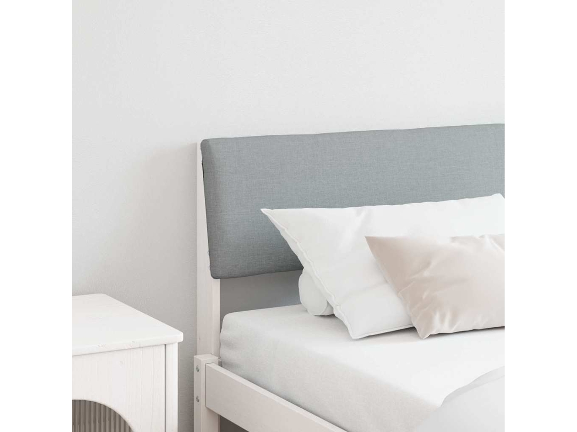Vidaxl Cabeceira Estofada Cinzento-claro 200 Cm