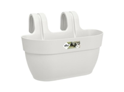 ELHO - Vaso - Vibia Campana Easy Hanger Médio - Branco Silk - Varanda exterior - L 24,1 x L 36 x A 26,5 cm