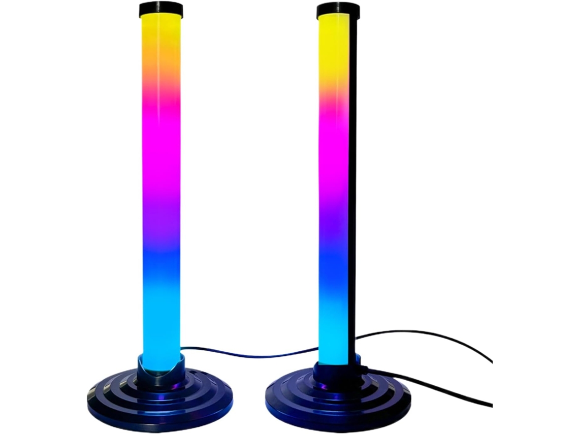 Barra De Luz Luminária Ambiente Com Sincronização De Música Retroiluminação Controlada Por Voz Gokoco