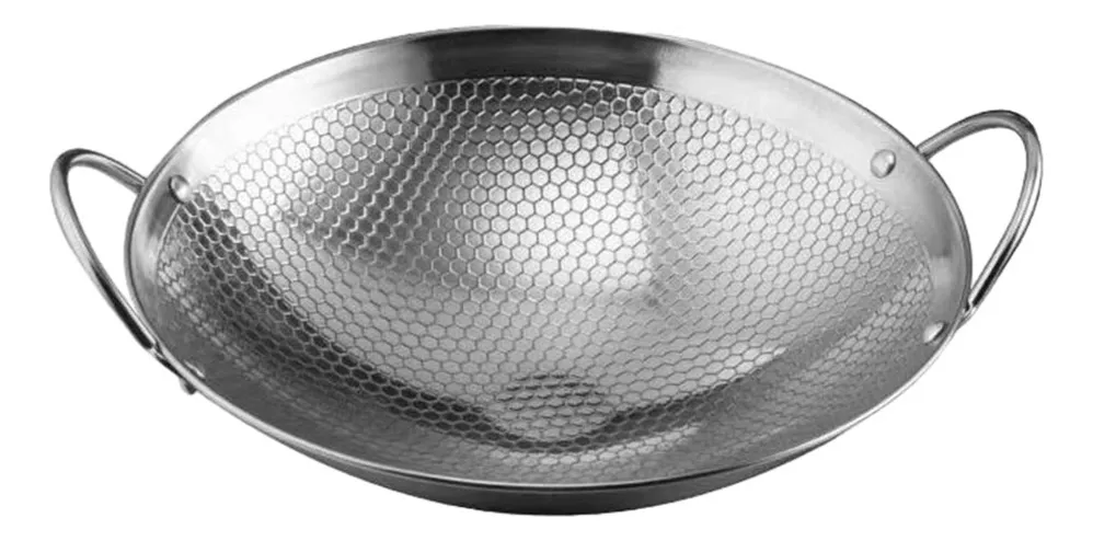 Wok Chinês, Wok De Aço Inoxidável, Wok De Desenho De 7 Polegadasvayotoy