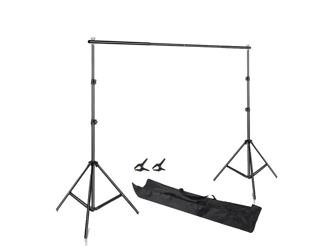 Suporte Para Fundo Fotográfico, Design Telescópico, Suporte Para Foto Estúdio,2600x3000,kit Telescópico 1 Oem