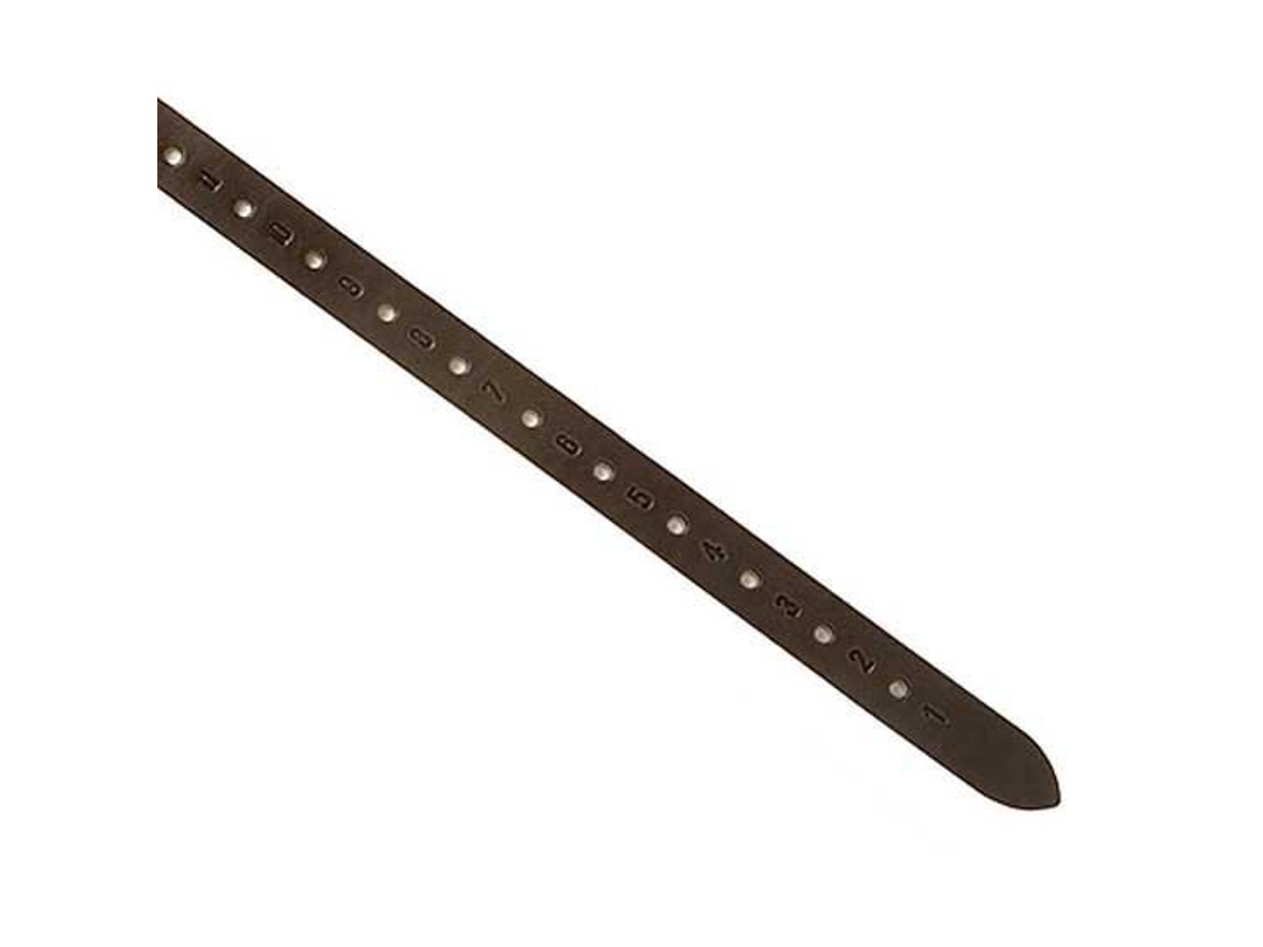 Mangueiras de Couro Cru Dourado 30 Cmhispano Hipica