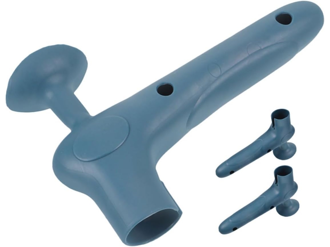 Homoyoyo Conjunto De 3-protetores Maçaneta Porta Em Silicone Com Ventosa Para Proteção Contra Impactos, Cor Cinza