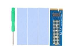 Adaptador Pci E 4x/8x/16x Para Ssd M.2 Ahci/nvme Placa Compatível Luz Dourada
