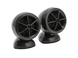 2pcs Dome Tweeter 1200w Alto Falante Alta Sensibilidade Universal Para Sistemas De Áudio De Carro Preto