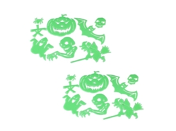 2pcs Adesivos Brilhantes De Halloween ALLINLESS