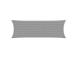 Vidaxl Vela De Sombra Antracite E Branco 2 X 6 M Hdpe