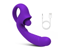 Vibrador Telescpico De Massagem De 10 Frequncias Para Mulheres (roxo) Yizhood