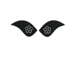 Patch de Flor de Strass Pretoequitheme