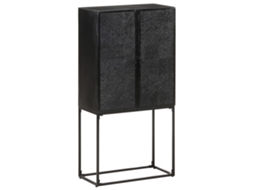 Sideboard, Sideboards Vidaxl Preto Madeira De Acácia