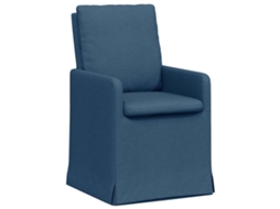 Cadeiras de Jantar 2 Pcs Azul 57
