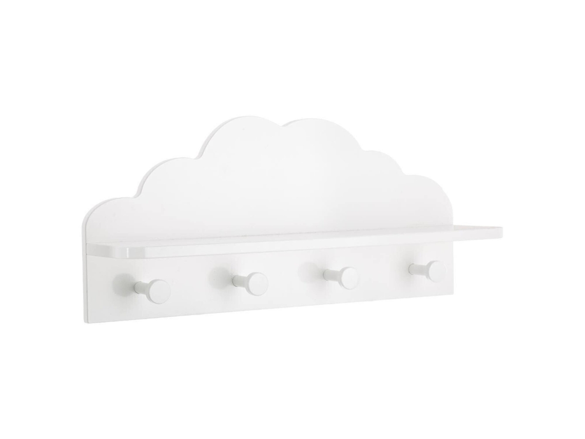WELL HOME - Cabide infantil Cloud branco