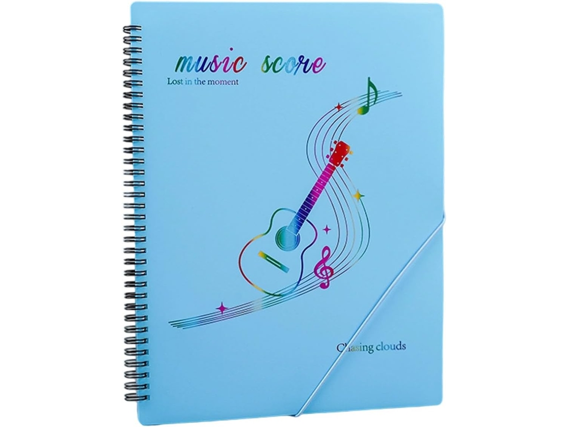 Protetores De Folhas, 20 Folhas Refletoras Músicos, Protetores De Folhas Transparentes Reutilizáveis Com Design