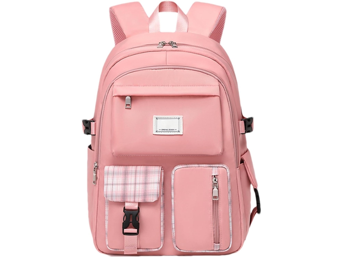 Mochila Escolar Générique, Adorável Para Meninas, Com Vários Bolsos, Comporta Notebook De 15, 6 Polegadas,