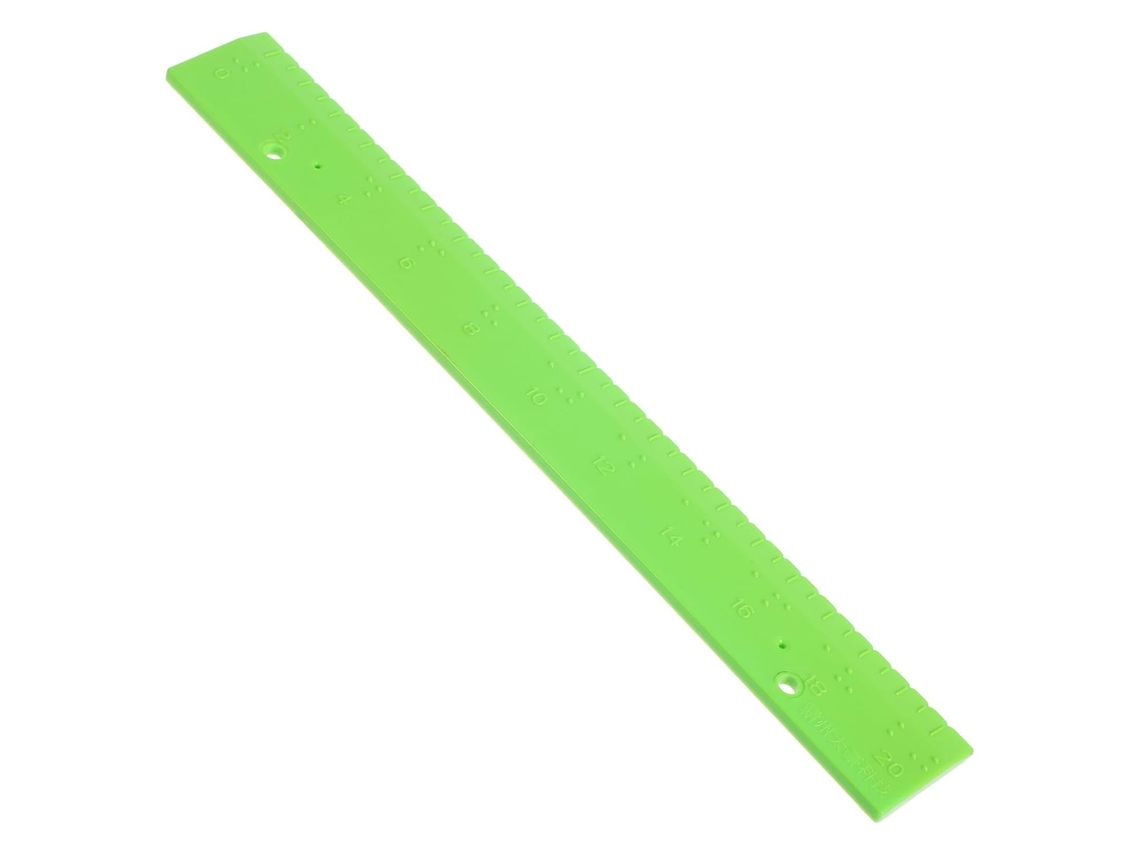 Régua Reta Jojofuny para Persianas, Material PP Feita, Fácil de Usar, Ferramenta Prática para Aprendizado e Decoração