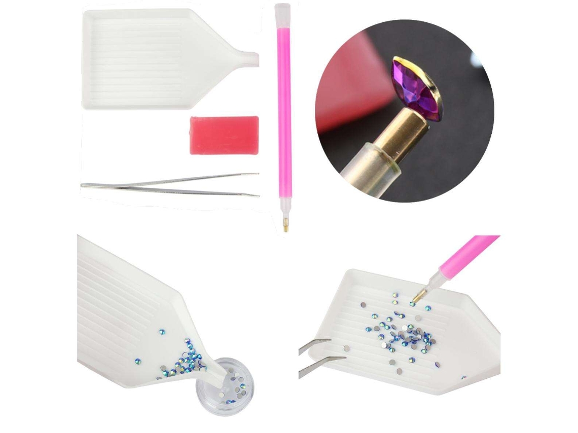 Caneta Aplicadora de Strass Conjunto de Ferramentas para Aplicação de Strass Zircônia AQUAFORGE