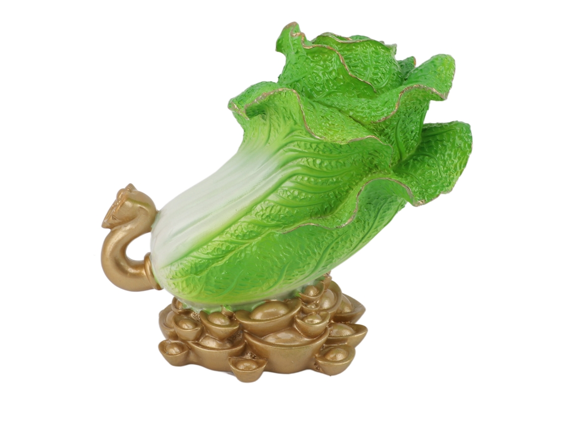 Laxiscreed Ornamento De Repolho Chinês Em Resina Para Decoração Natural E Feng Shui