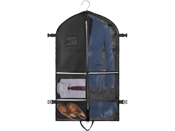 Capa Para Roupa 110x60 Cm Com 5 Bolsos, Dobrável, Ternos. Ideal Proteção E Armazenamento De Roupas.