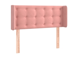 Headboard, Headboards Vidaxl Cor-de-rosa Veludo (93 X 16 X 78/88 Cm)