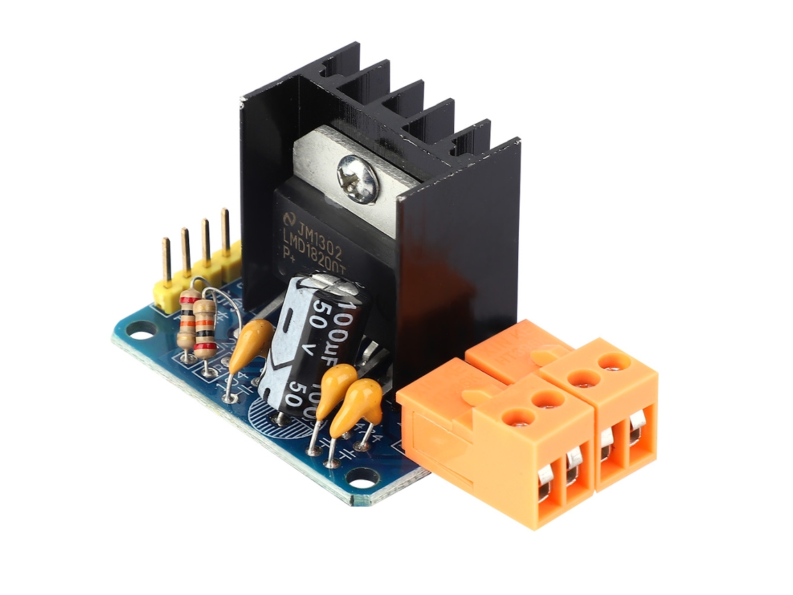 Módulo De Controle De Motor Ponte H Lmd18200 Com Indicador De Potência, Velocidade Ajustável 3a 75w