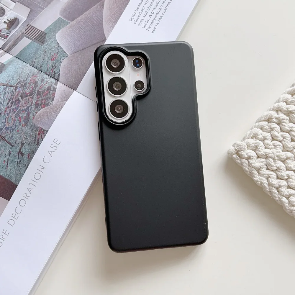 Capa De Celular Em Silicone Líquido (preta, Galaxy A37), Macia, Ultrafina E Resistente A Quedas.