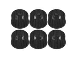 6 peças bolsa pentes palmareiros luz portátil massageador de cabeça escova pente para homens