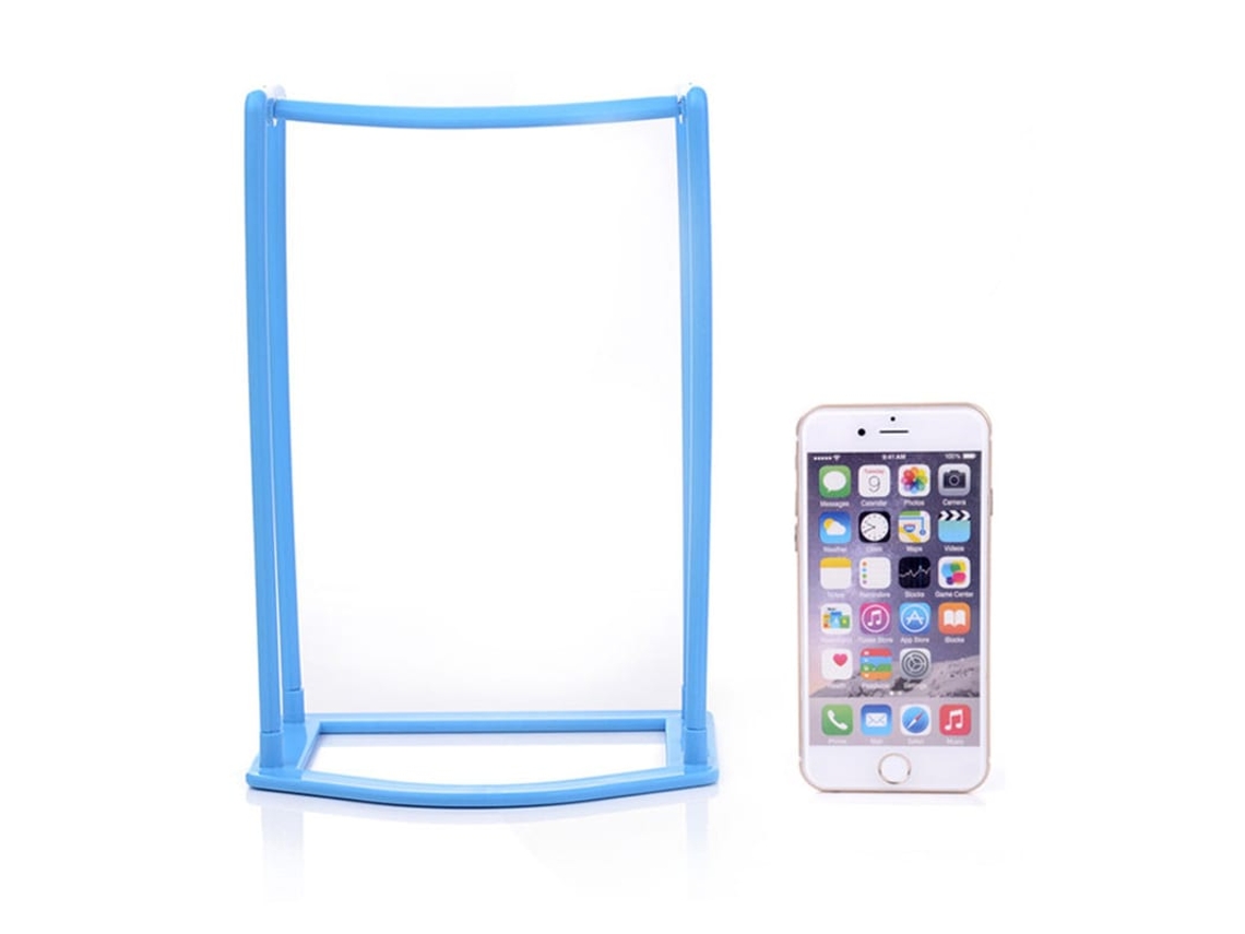 Rack Para Cabides Azul De Plástico Resistente Com Design Desmontável E Capacidade Para 30 Cabides