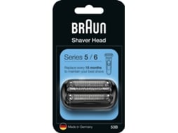 Lâmina de Máquina de Barbear BRAUN 53 B Serie 5 e 6
