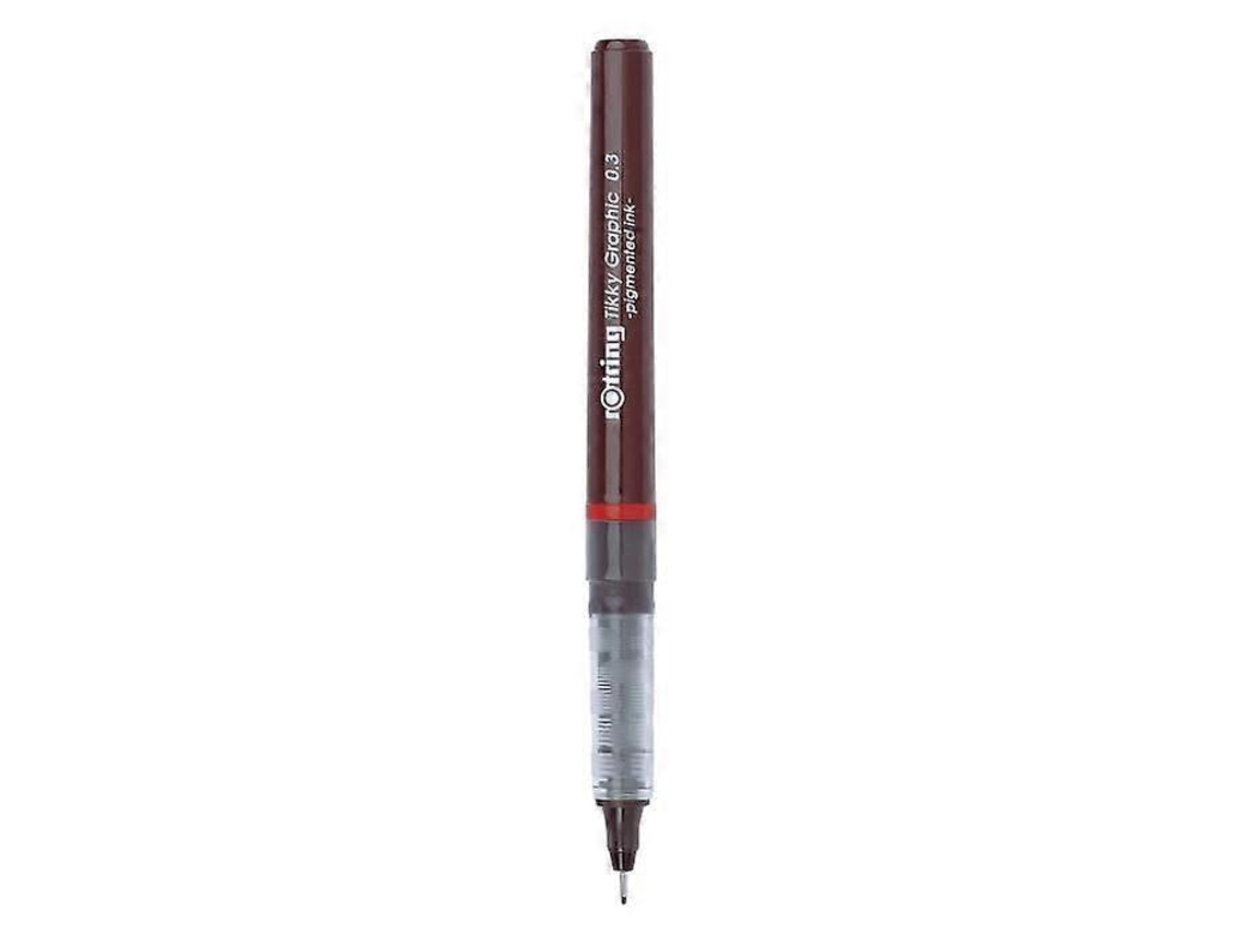 Marcador De Ponta Fina Rotring Tikky Graphic, 0,30 Mm, Tinta Preta Olysi Shop