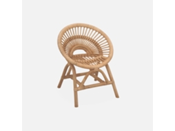 Cadeira Infantil De Rattan, Natural