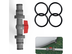 Filtro Para Piscina, Conjunto De 2 Conectores, 1, 5 Polegadas, Eva, Conjunto De 2 Conectores Em T De 1, 5 Polegadas Para Mangueira De Piscina