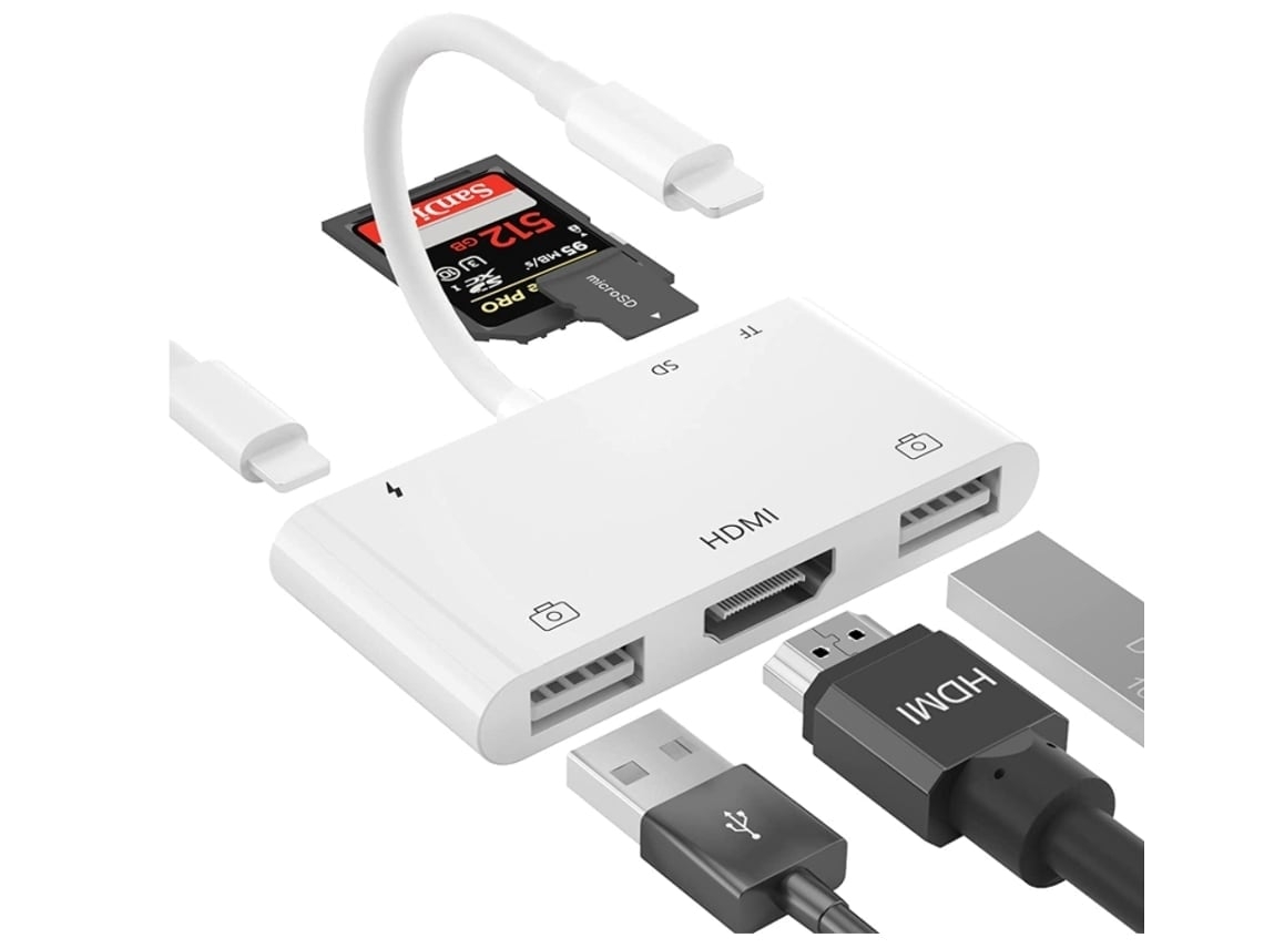 Adaptador Hdmi Otg Hdmi Branco*