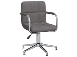 Dining Chair, Dining Chairs Vidaxl Cinzeto Tecido (n/a)