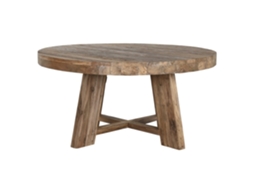 Mesa de Jantar Redonda em Teca Reciclada ALEXANDRA HOUSE LIVING (160x160x78cm)