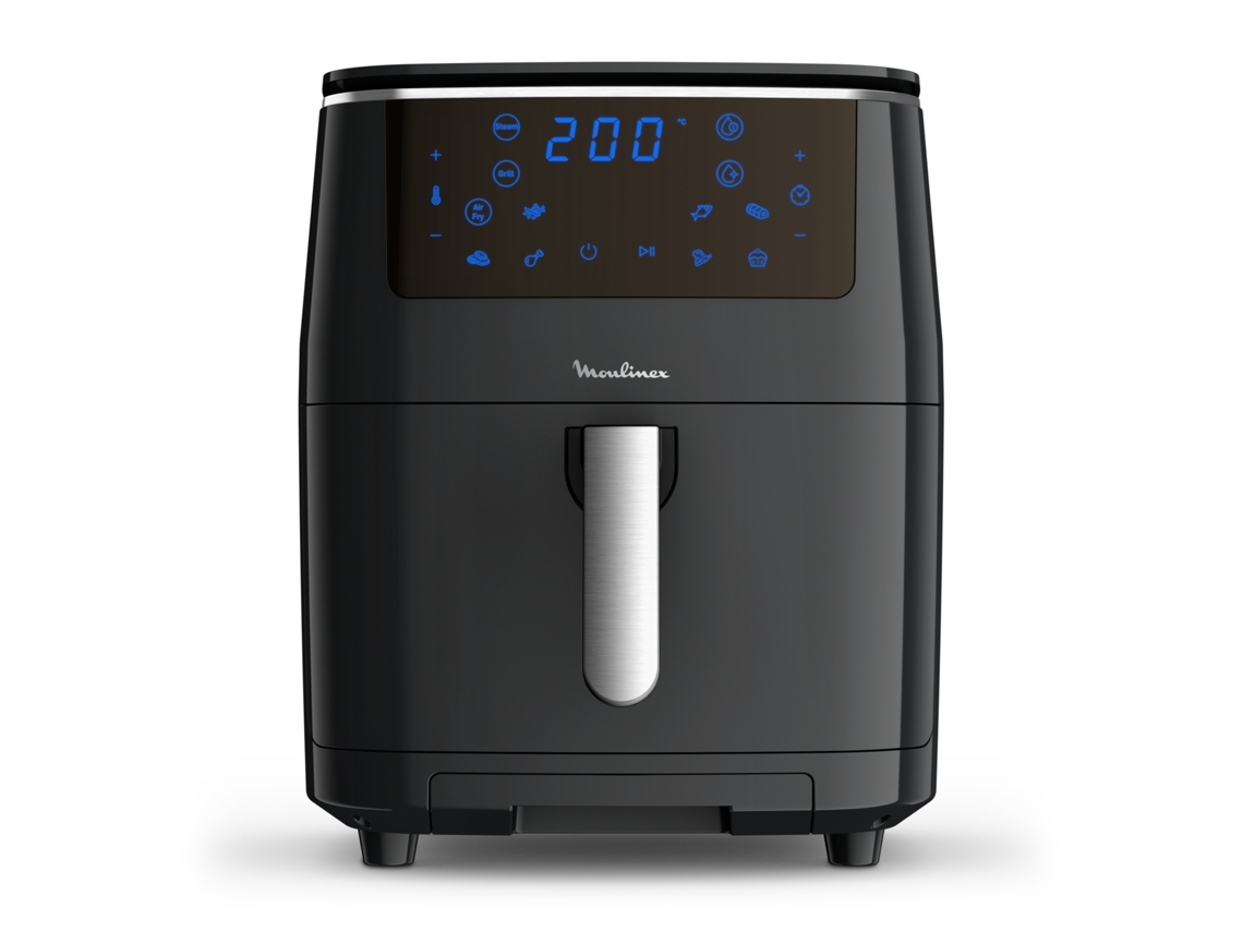 Fritadeira sem Óleo MOULINEX Easy Fry Grill & Steam AL201810 (Outlet Caixa Aberta - 6.5 L - Preto)