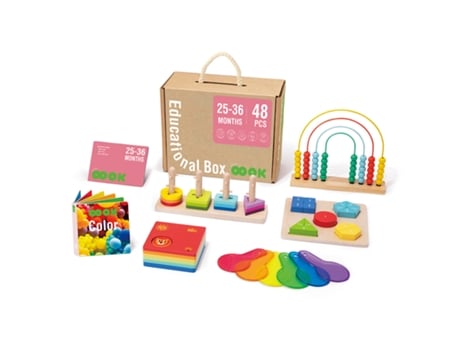 Caixa Educativa Tooky Toy Montessori 24m Tk754 Tooky Toy Tooky Toy