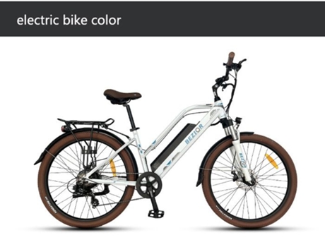 Bicicleta Elétrica Ficyacto M2Pro Vae Motor Mtb 500W 48V 14 5Ah Shimano 7 Velocidades Pedalada Assistida Alcance 25Km/H Branco BEZIOR