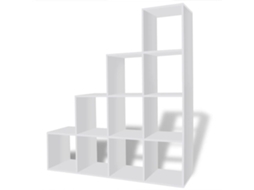 Estante VIDAXL Branco Madeira processada (138x29x142 cm)
