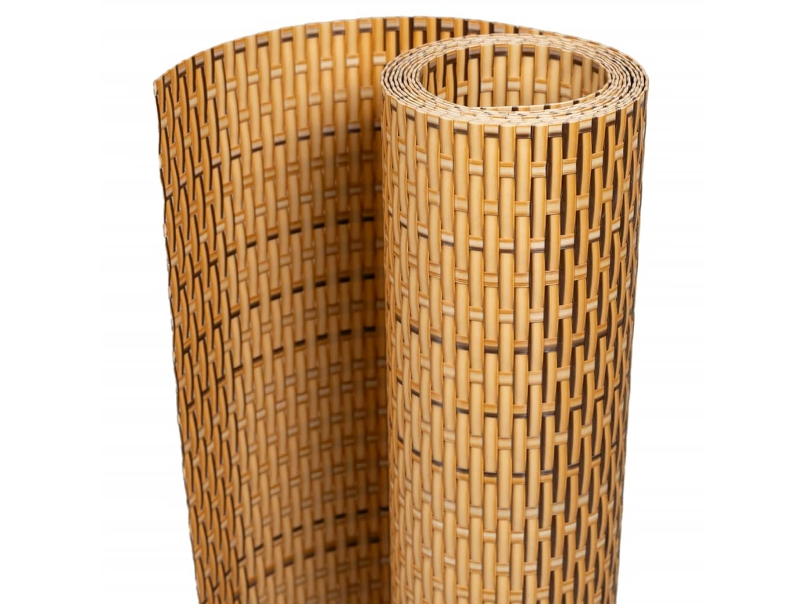 Balcony Screen, Balcony Screens Vidaxl Marrom Rattan / Vime (600 X 90 Cm)