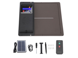 Porta Automática Para Galinheiro, Programável Via Usb, Abridor De Porta Para Galinheiro Movido A Energia Solar Horizontal Com Sensor De Luz, Temporiza