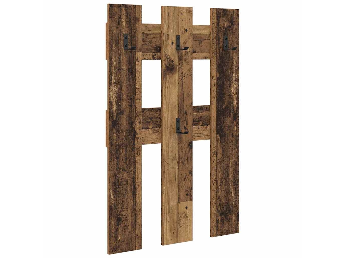 Cabideiro de parede de madeira antiga 65 x 3 x 100 cm MAISON EXCLUSIVE